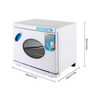 200w 23l Hot Towel Warmer Cabinet Uv Sterilizer Spa Massage Salon Equipment