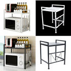 Kitchen Storage Cart 2-tier Microwave Oven Rack Utility Workstation Stand Shelf