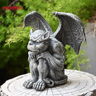 Gargoyle Statue Garden Guardian Sculpture Figurine Gothic Indoor Outdoor Garden