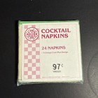 24 Ct Vintage Paper Christmas Cocktail Napkins Yes Virginia There Is A Santa