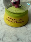 New Hoops And Yoyo Hallmark Mini Snowglobe Happy Thoughts Sparkle 2 5  Glitter