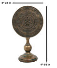Wicca Celtic Sabbat Rune Triqueta Triquetra Wheel Of The Year Desktop Plaque