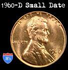 1960 D Small Date Lincoln Memorial Cent Brilliant Uncirculated  jb s Coins 