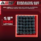 Abn Metal 1 8  Inch Stamping 36-piece Tool Kit     Embossing   Engraving Stamp Set