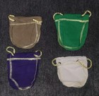 Lot Of 4 Crown Royal Mini Bags 50ml Mixed Colors Purple Green Rye   Vanilla Tiny