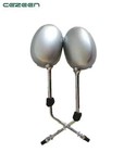 2pcs For Peugeot Motorcycle Django Rearview Mirror Black Gray Chrome