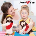 Jesus Plush Doll Christian Religious Stuffed Animal Toy For Kids Bible Buddy