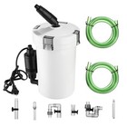 Aquarium Fish Tank Filter Barrel With Pump Hose External Canister Filter Kit