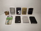 Vintage Zippo Lighter Lot Marlboro Tree Of Life Script Fishing Lighter