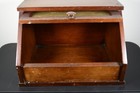 Unbranded Stained Wood Bread Box 18 In X 13 In X 12 In