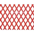 Zoro Select 4hux4 Rectangle Picnic Table  Red  Expanded Metal  6 Seats  96 In 