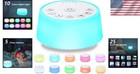 Soothing White Noise Machine With 10 Colors Night Light For All Ages Comfort