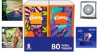 Convenient Travel Pack Of Kleenex Facial Tissues  8 Sets Of 10  Ultra Absorbent