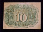 1863 10c Fractional Currency Redeemable For Stamps  Fr-1244  2nd Issue 