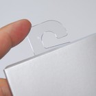 Hang Tabs Self Adhesive Clear Sticky Plastic Hanger 4x2 8 Cm 1000 Tabs  ht349 