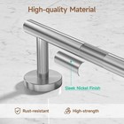 Ushower Brushed Nickel Bathroom Hardware Set 24  Towel Bar Sus304 Stainless 4-pc