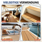 Adhesive Marine Boat Flooring Eva Foam Faux Teak Decking Sheet Sea Deck Yacht