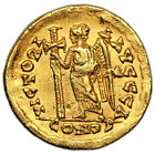 Byzantine Coin - Leo I - Gold Solidus - Constantinople