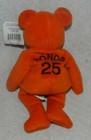 Vintage 1998 Salvino s Bamm Beano s 8  Barry Bonds  25 Bean Bag Plush Bear   