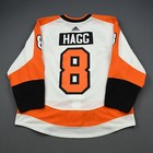 2019-20 Robert Hagg Philadelphia Flyers Game Used Worn Hockey Jersey Meigray