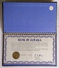 1976 Bank Of Jamaica Cs1 Gem Uncirculated 4 Banknote Star Set Book  16804