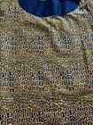 Dashiki Men Shirt African Hippie Vintage Top Haute Tribal Blouse M