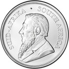 South Africa Silver Krugerrand 1 Oz 1 Rand - Bu Random Date
