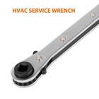 Hvac Service Wrench Set With Hexagon Bit Adapters For Ac Repair