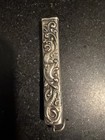 925 Sterling Silver  Needle Case With Pendant Loop - 3 Inch