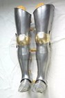 Medieval Steel Warrior Gothic Leg Armor Full Set Knight Greaves Armor