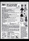 7841 Mccall s Skipper Fashion Doll Fabric Sewing   Knitting Pattern Barbies Sis 