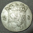 Coa Silver 1789 Colonial Old Dutch Colonial New York Dime Utrecht Mint Lion Dime