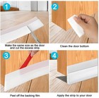 Under Door Sweep Weather Stripping Door Draft Stopper Blocker Strong Adhesive Us