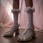 1960s Silver Lam   Heels