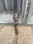 Vintage 1900s Cast Iron Mechanical Toy Bank Head Part Original Paint
