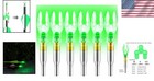 6 Pack X Lighted Nocks For Arrows With  204  233  244  246 Inside Diameter With