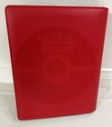 Ultra Pro Pokemon Tcg Charizard 9 Pocket Leather Binder Red 360 Card Capacity