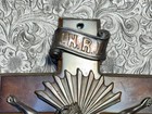 Antique Art Deco Bronze Parsons Crucifix For Casket Coffin Wall Jesus Cross