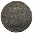 1788 Connecticut Copper  Mailed Bust Right  Scarce Miller 3-b 1  R5