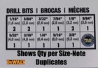 Dewalt 14-piece Assorted Jobber Length Black   Gold  Drill Bit Set And Toughcase