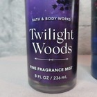 Bath   Body Works Twilight Woods Body Mist Spray Ffm Cream Lotion Set 2 New 8oz