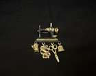 Vintage Danecraft Antique Sewing Machine Brooch Signed