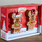 Disney Mickey And Minnie Mouse Gingerbread Christmas Salt Pepper Shakers New