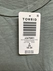 Torrid Sage Green Drawstring-waist Tunic