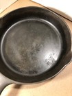 Vintage Griswold Victor  8 Cast Iron Fry Pan  Heat Ring Double Pour