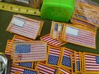Us Military Army Navy Air Force Marines Reverse Side American Flag Patch 69-e