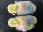 Ugg Women   s Fluff Yeah Slipper Slide Tie Dye Yellow New Size 8   Sandal