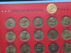     1968 Franklin Mint Presidential Hall Of Fame Brass Coin Lot 4 Complete Sets   