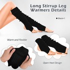 Satinior Long Leg Warmers For Women 24 Inch Over The Knee Knit Ribbed Leg Warmer
