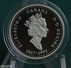 1992 Canada 25 Cent Prince Edward Island Silver Proof Quarter -  1867-1992 Anniv